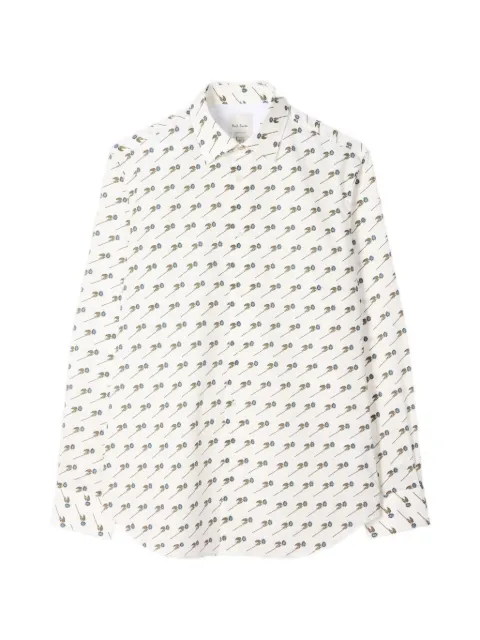Paul Smith floral-print long-sleeve shirt