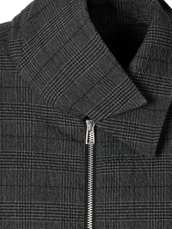 PS Paul Smith check-pattern Zip Shirt Jacket | Grey | FARFETCH ZA