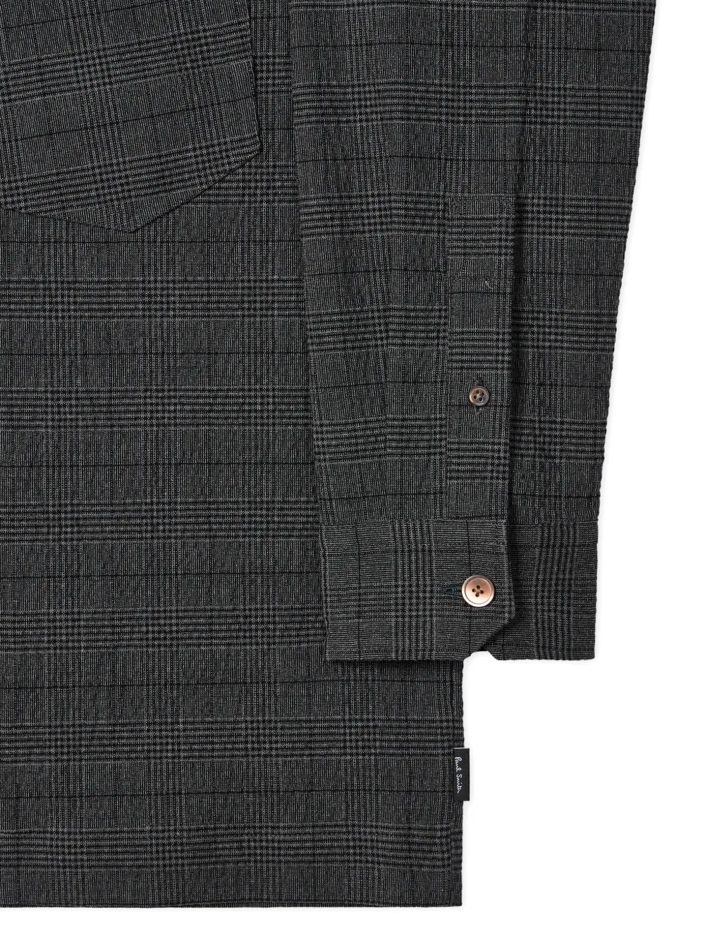 Check-Pattern Zip Shirt Jacket