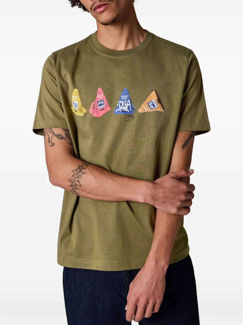  Ps Paul Smith Graphic T-shirt - Green 