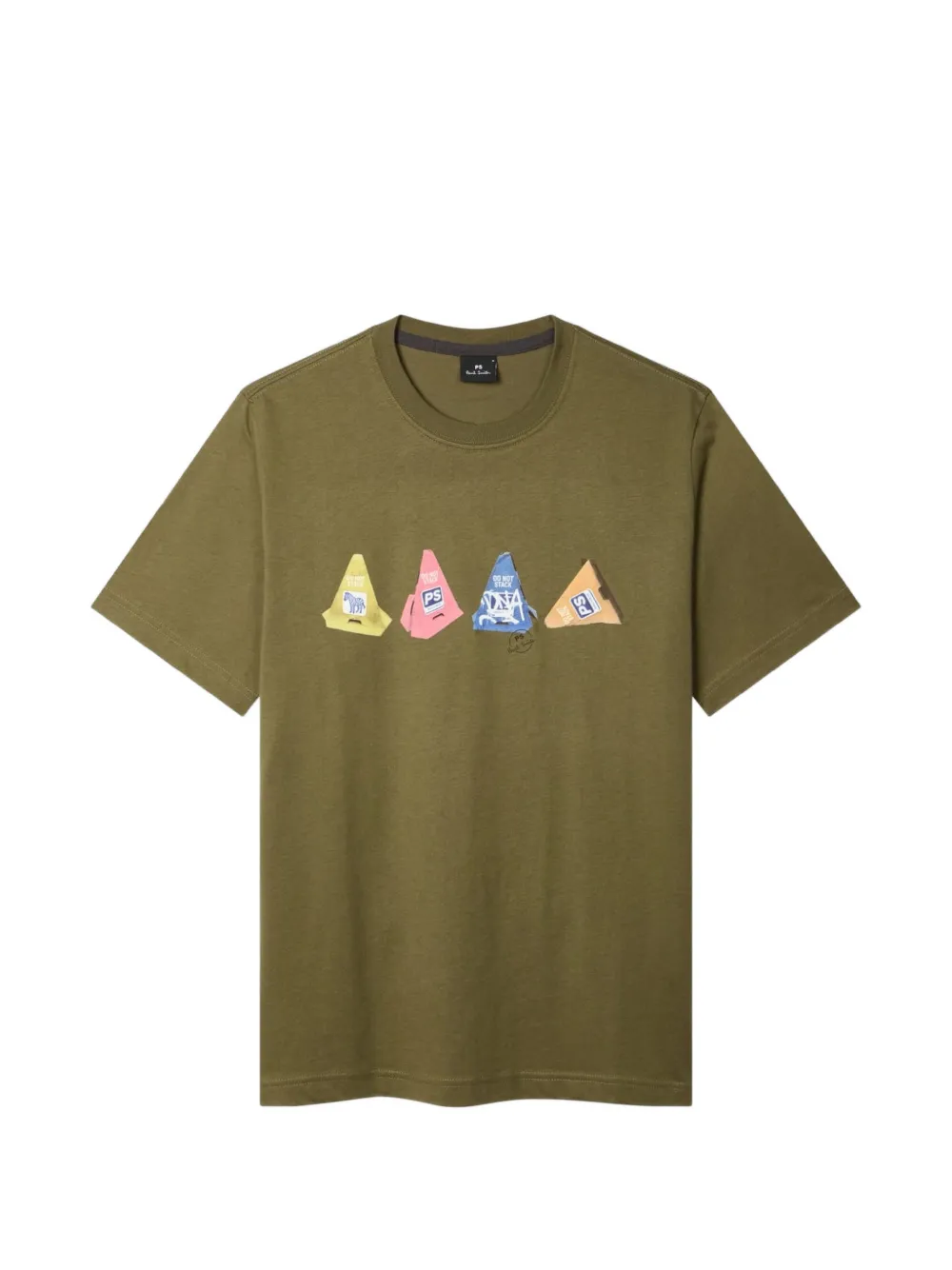 PS Paul Smith T-shirt met grafische print Groen