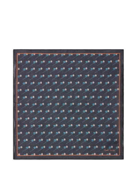 Paul Smith floral-patterned pocket square
