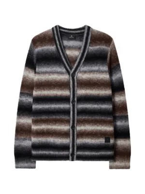 Striped Knit Cardigan