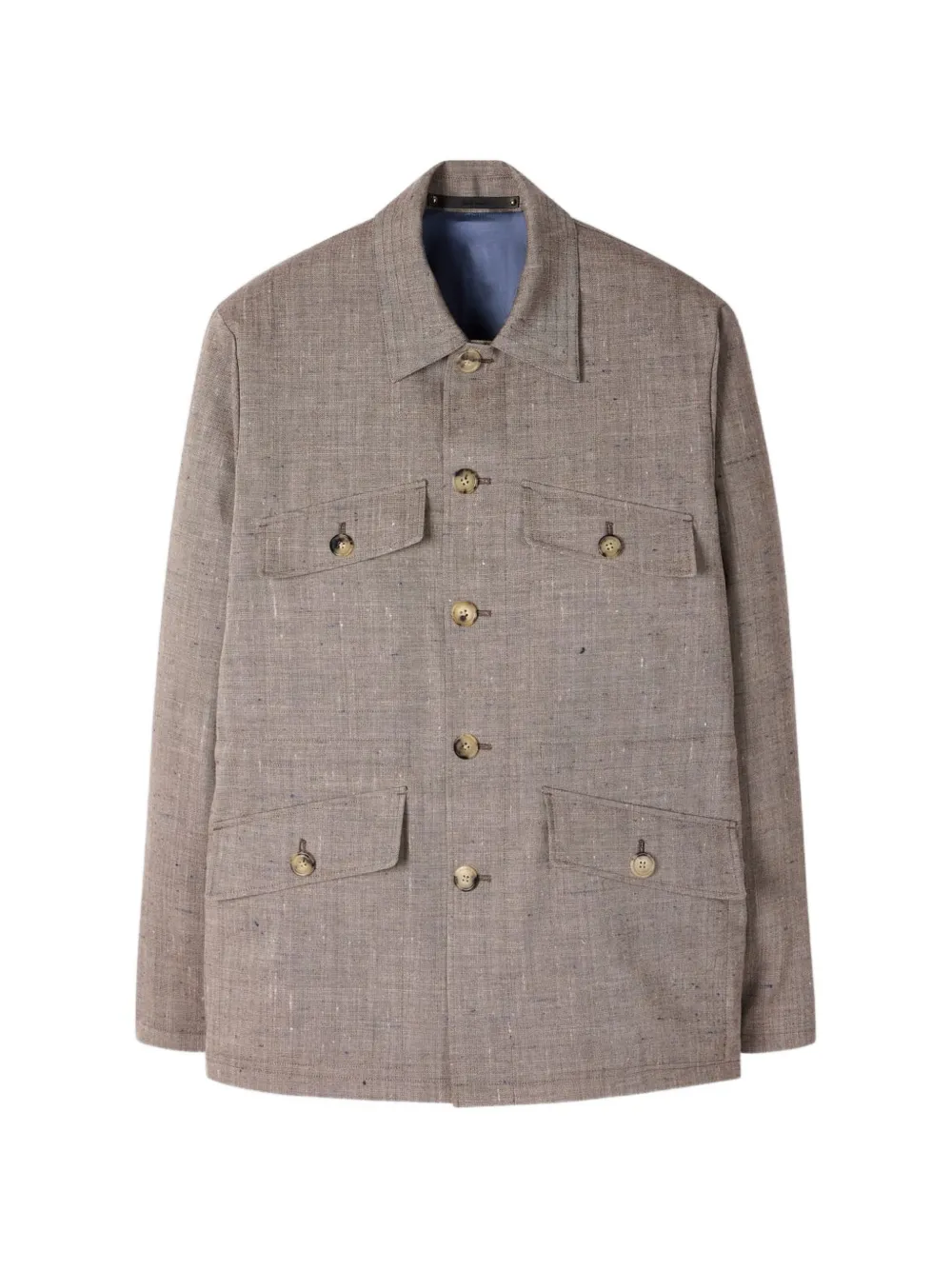 Paul Smith Jack met klepzak en knopen Bruin