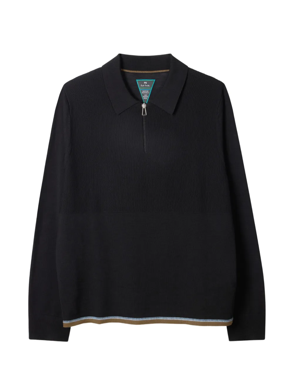 PS Paul Smith zip polo shirt - Nero