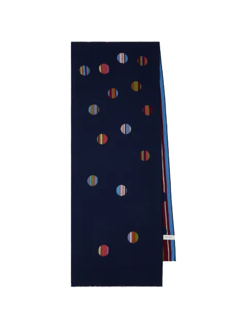 Paul Smith mascada con motivo de rayas y lunares