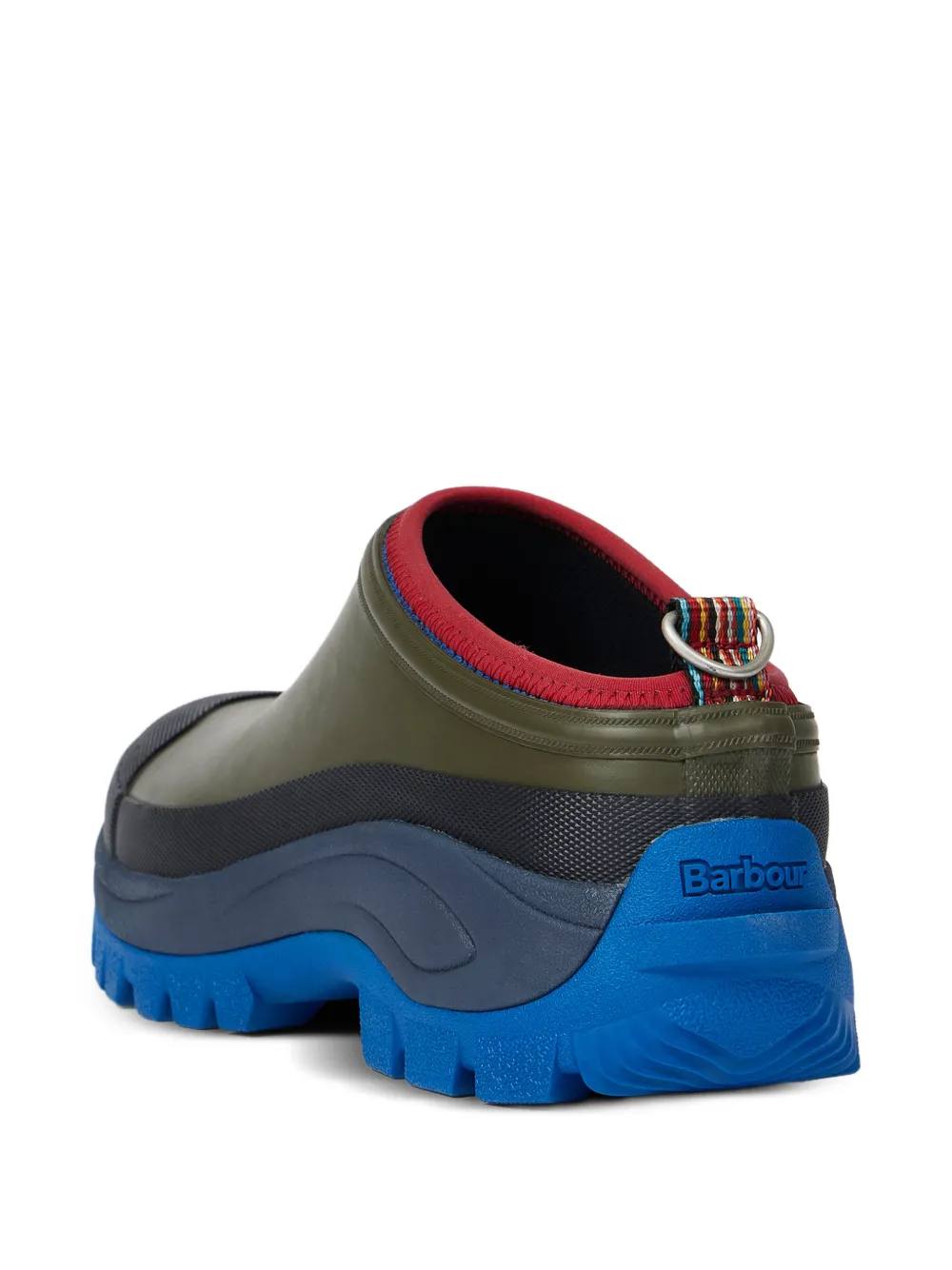 Paul Smith x Barbour klompen met vlakken Groen