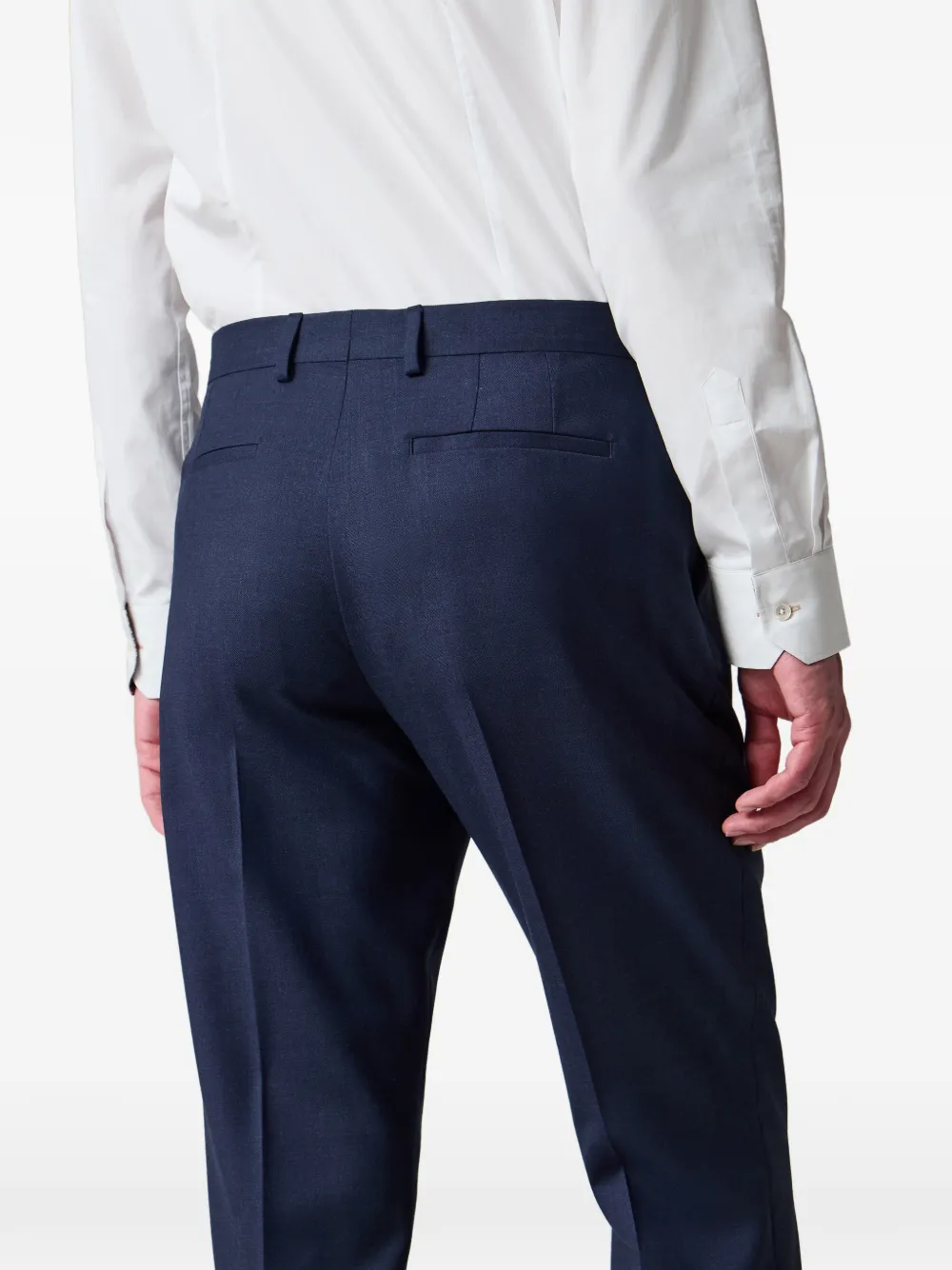 Paul Smith Geplooide pantalon Blauw