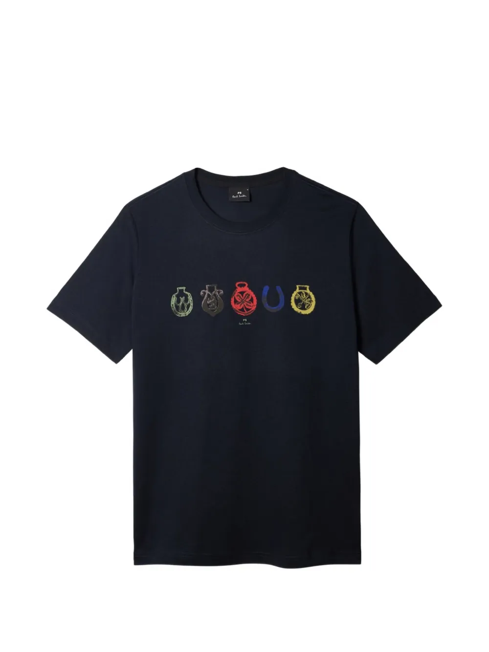 PS Paul Smith T-shirt met grafische print Blauw