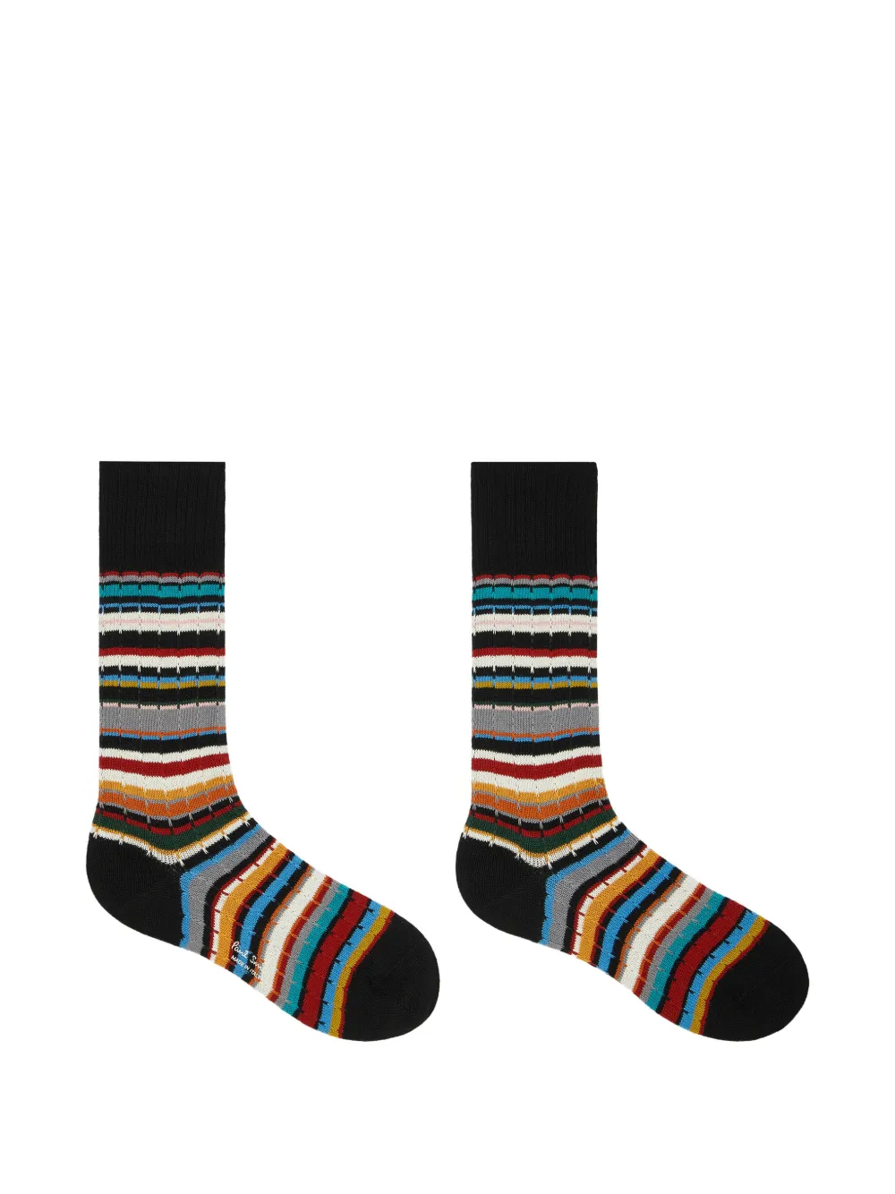 Paul Smith Gestreepte sokken Zwart
