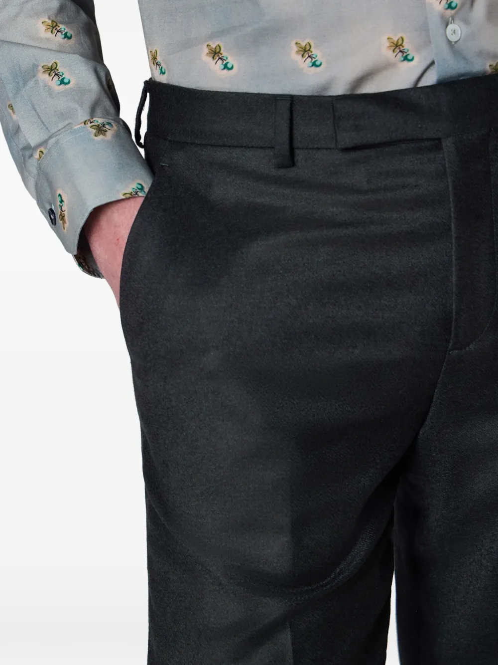 Paul Smith Wollen broek Grijs