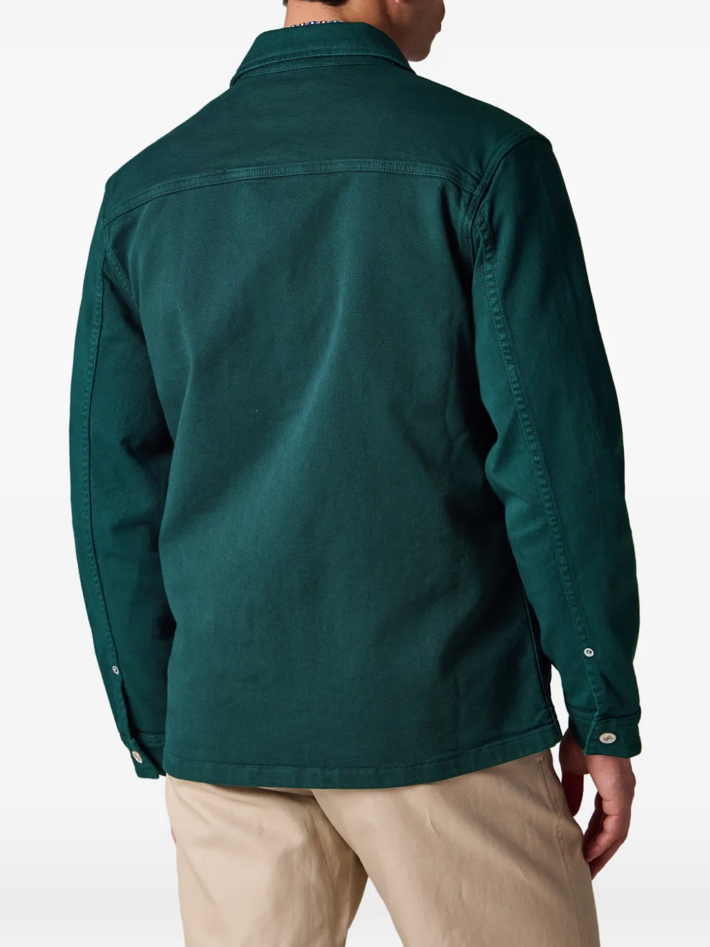 PS Paul Smith Shirtjack met opgestikte zak Groen
