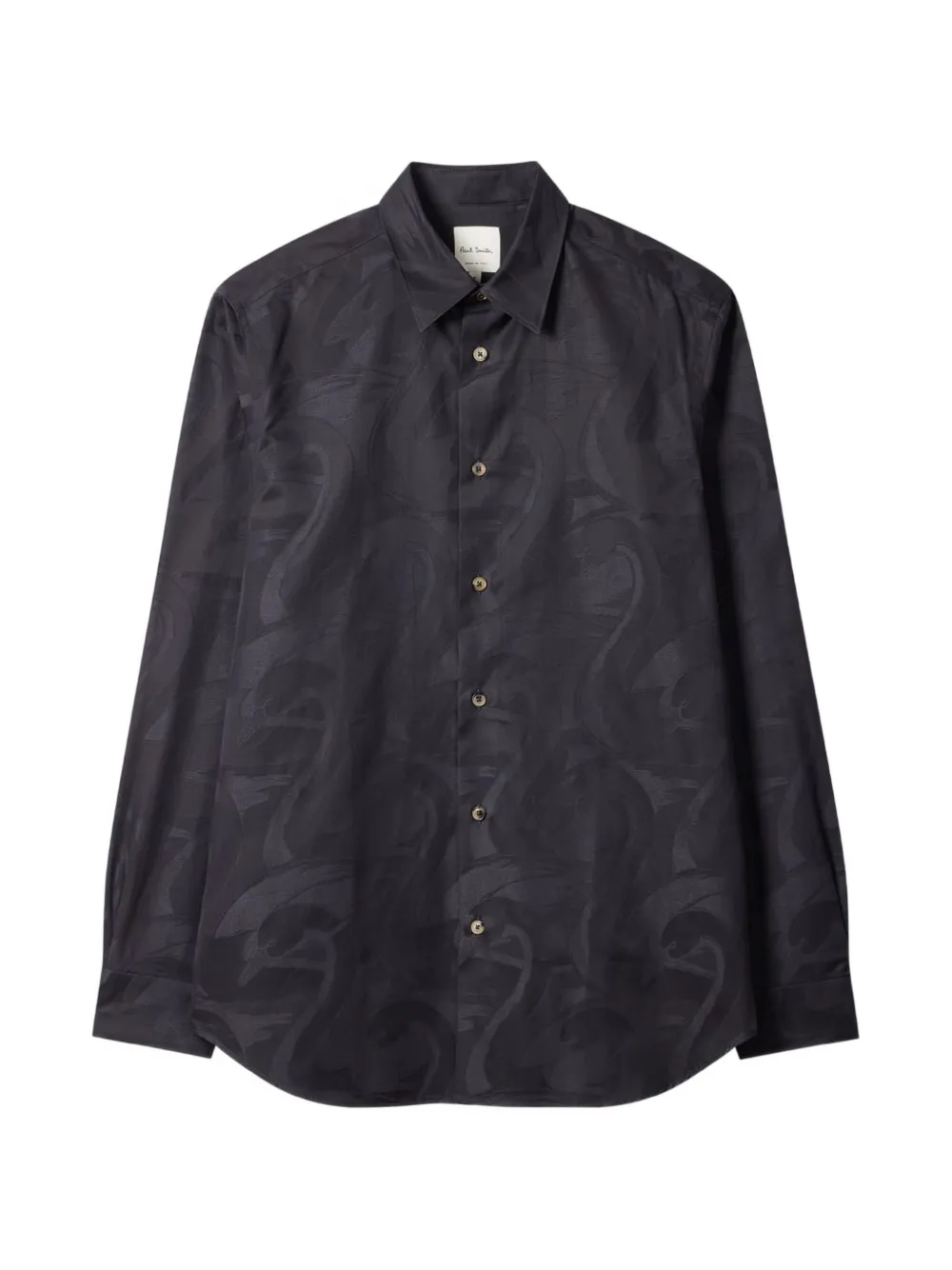 Paul Smith Swan Hemd mit Muster - Grau