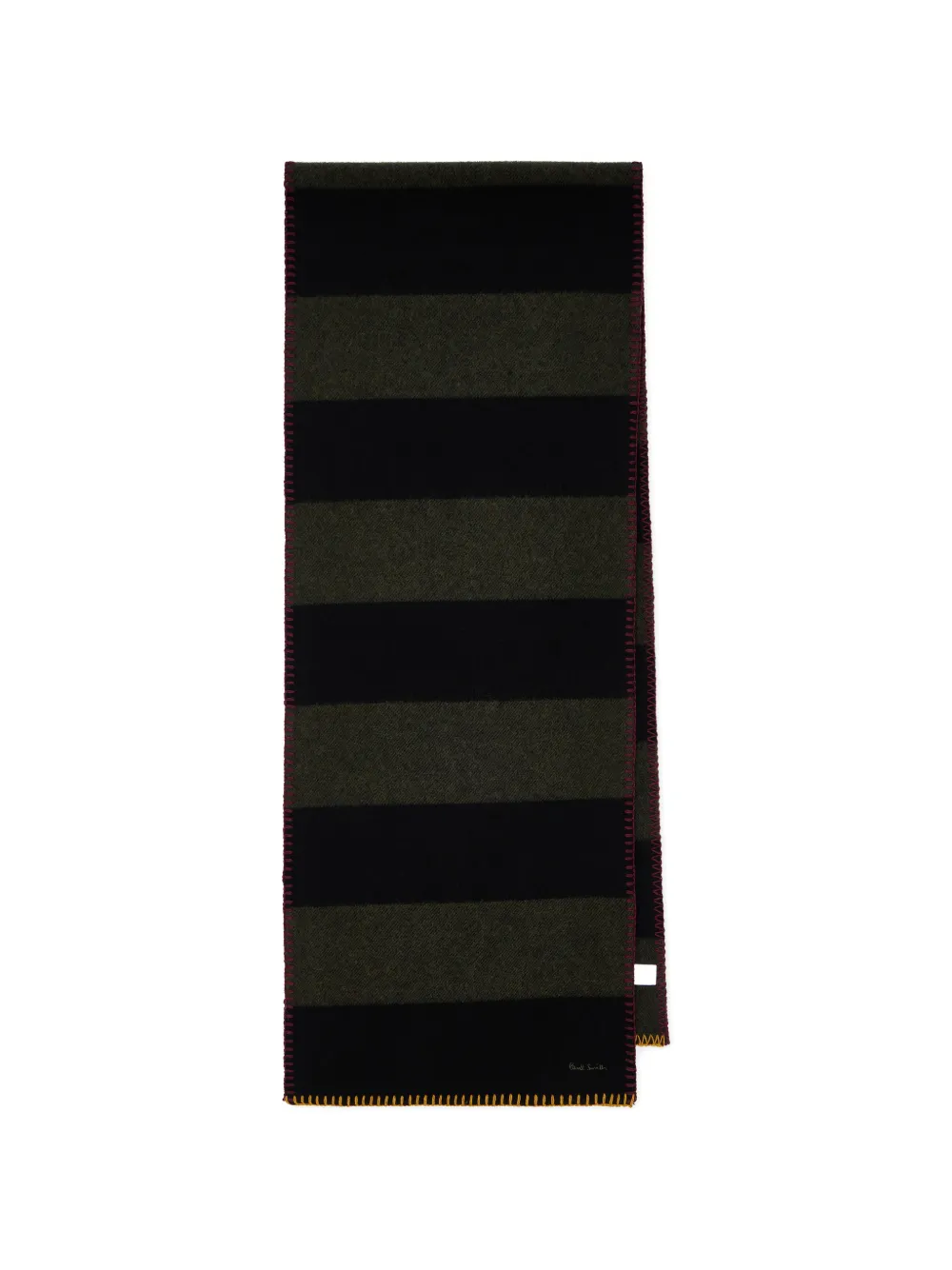 Paul Smith - striped scarf - heren - wol - Eén