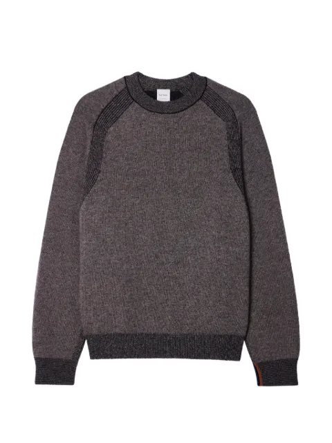 Paul Smith crew-neck panelled sweater