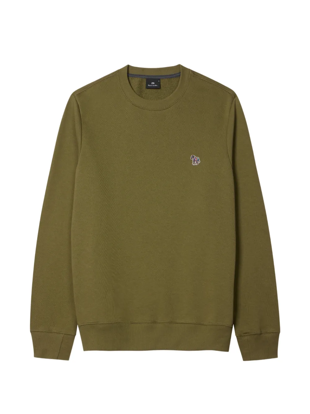 PS Paul Smith Zebra-logo crew-neck sweatshirt - Grün