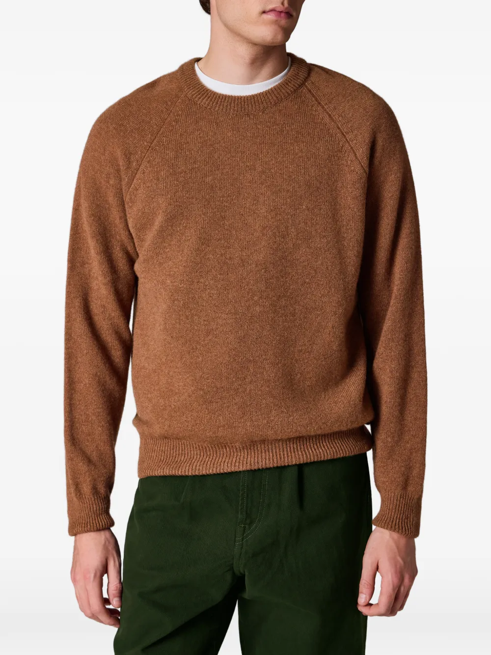  Paul Smith Pull à Col Rond - Marron 