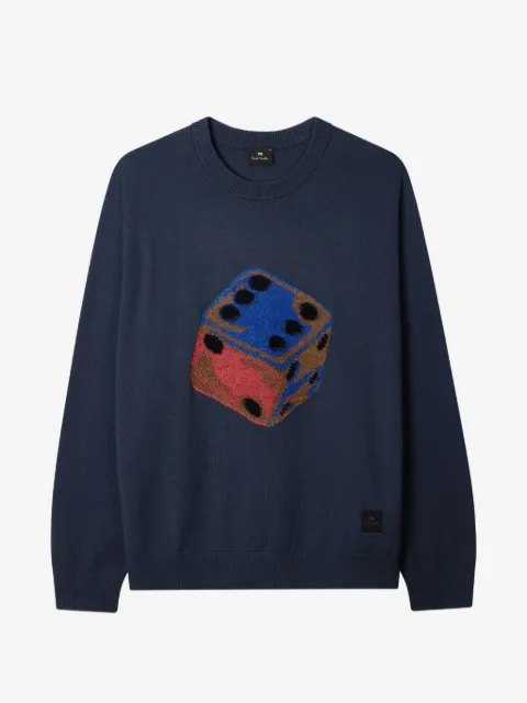 PS Paul Smith dice-graphic crew-neck sweater