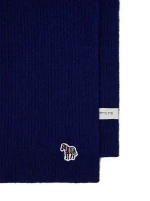 Écharpe Homme Paul Smith 100% Laine – Gris – Taille Unique – Fabriquée Au Royaume-Uni