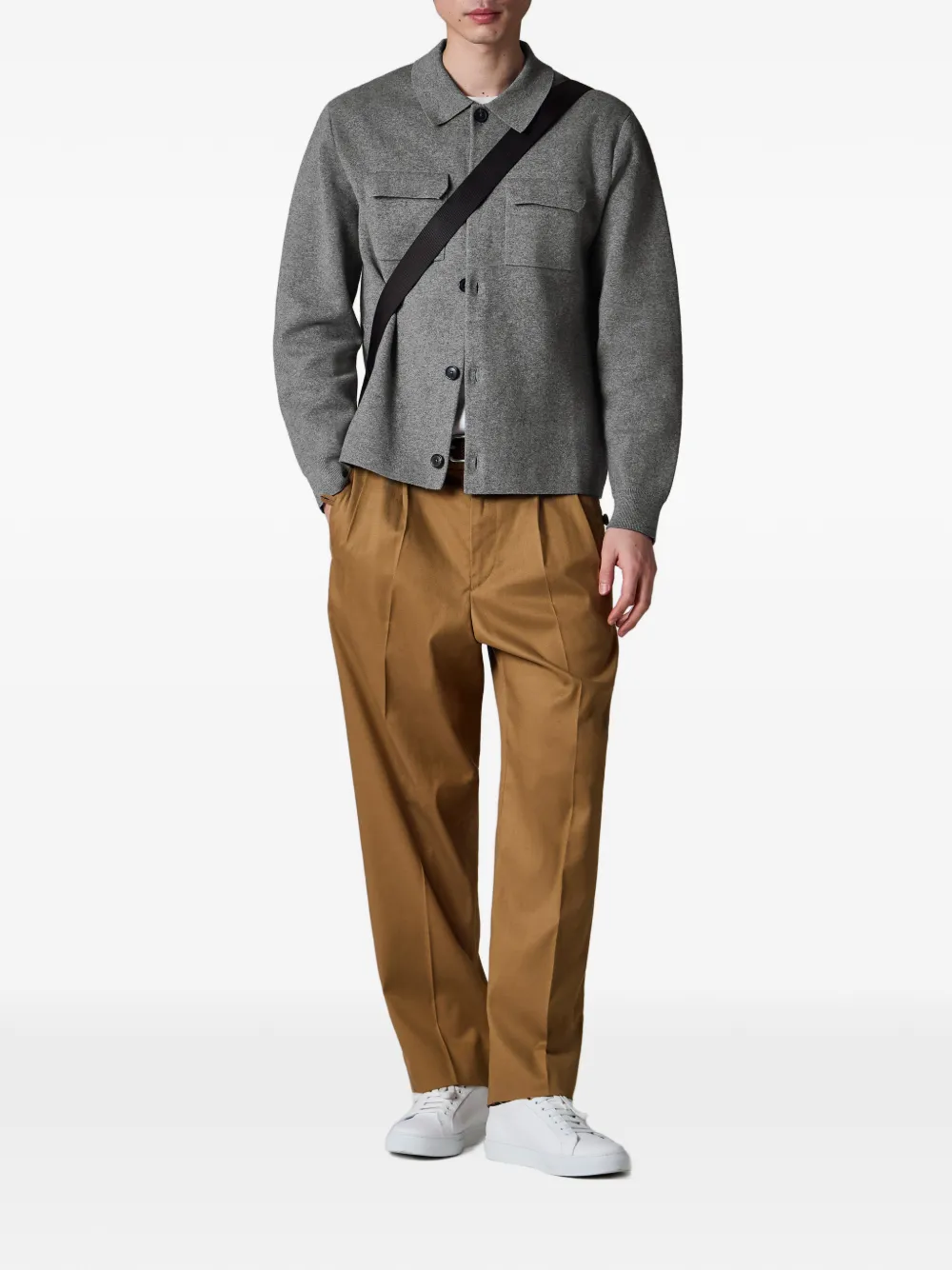 Paul Smith Wollen vest met opgestikte zak Grijs