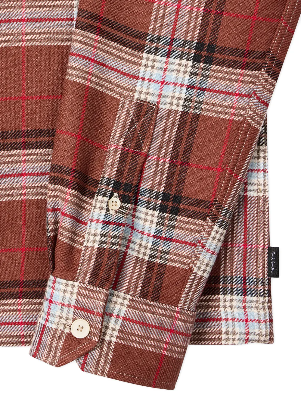 Zip-Up Checked Shirt