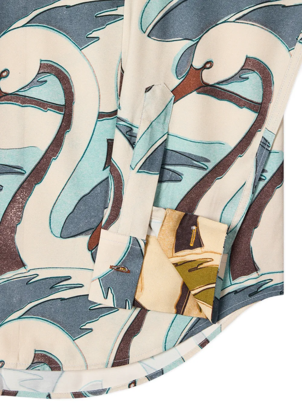 Paul Smith Swan overhemd met patroon Beige