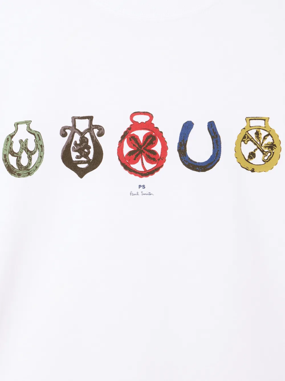PS Paul Smith T-shirt met print Wit