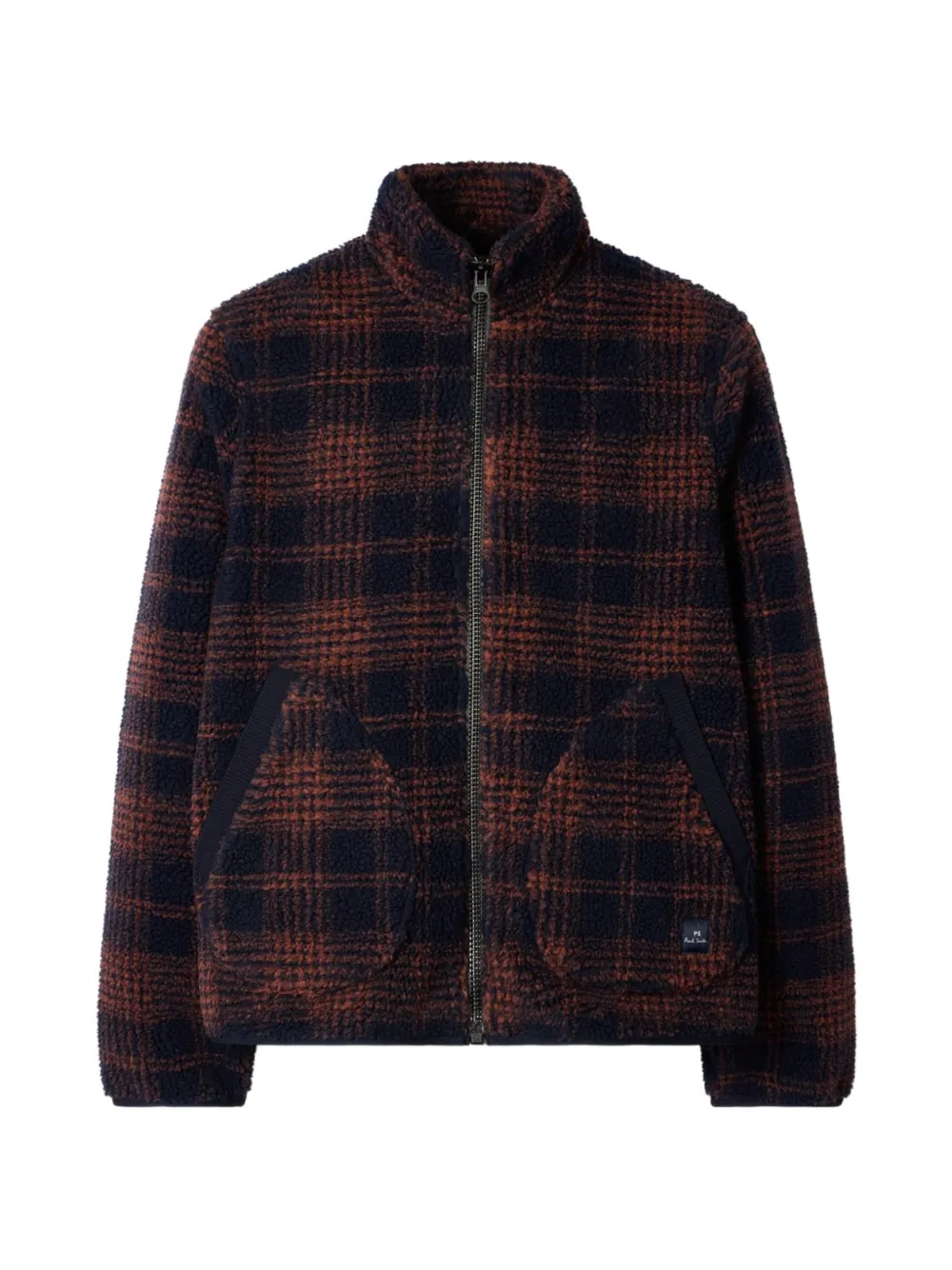 PS Paul Smith Geruit jack met rits Blauw