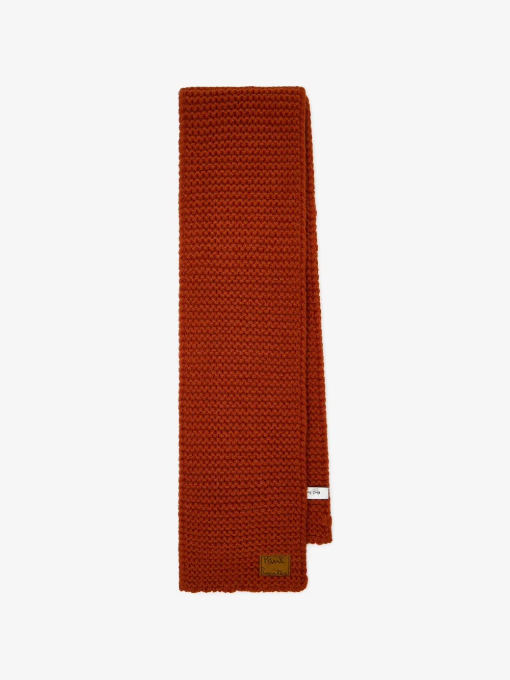 Paul Smith knitted wool scarf | Orange | Image 1
