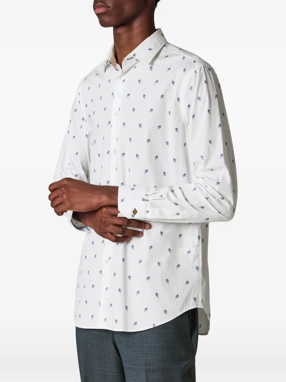 Paul Smith Ditsy Flower overhemd Wit