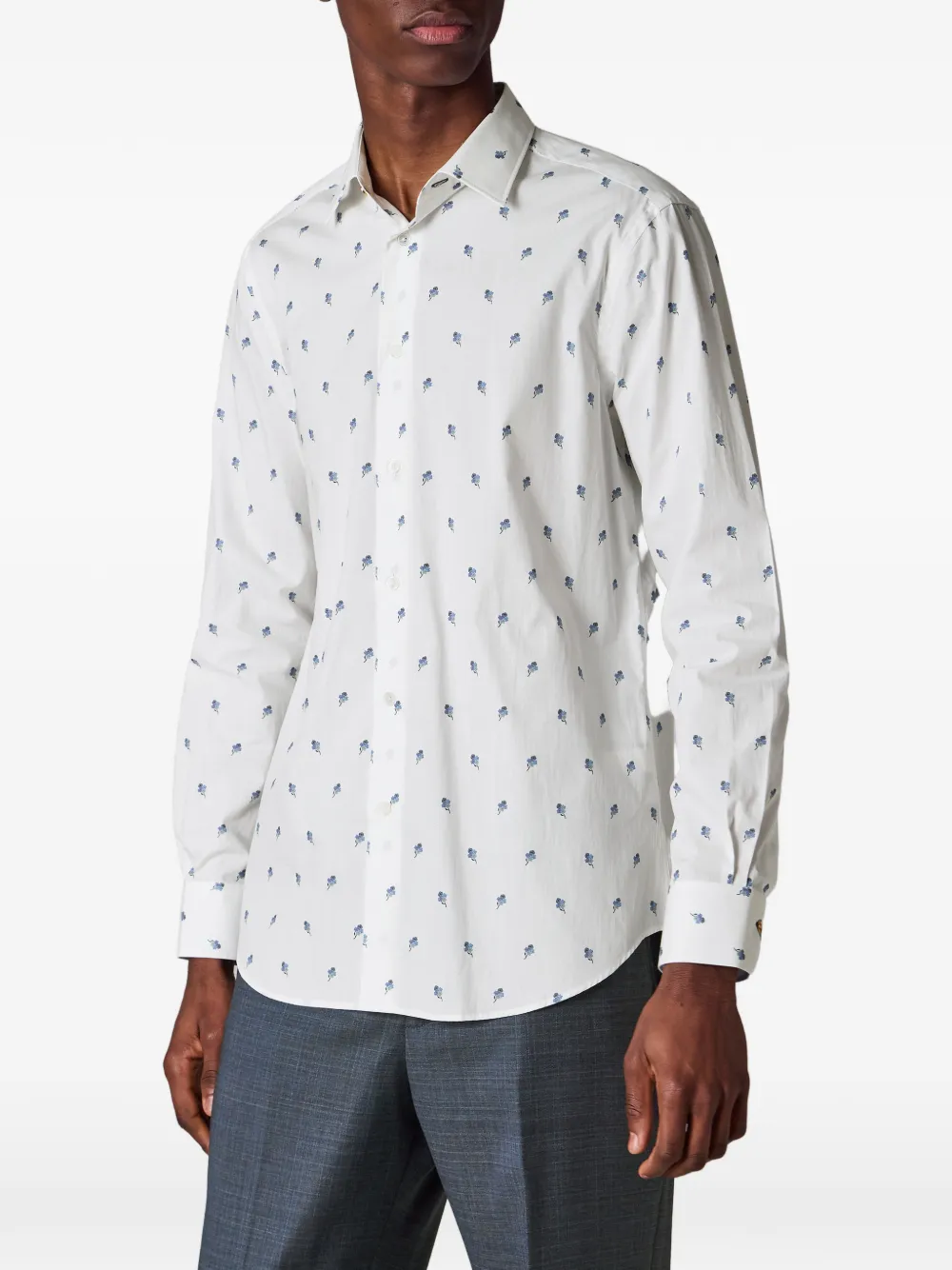  Paul Smith Ditsy Flower Shirt - White 