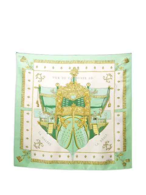 Hermès Pre-Owned mascada con estampado gráfico 1992