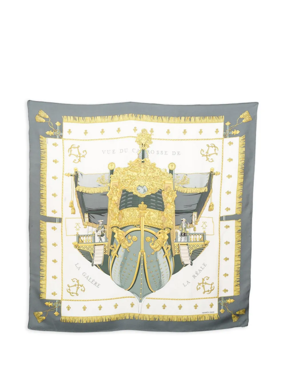 Hermès Pre-Owned 1992 printed silk scarf - Toni neutri