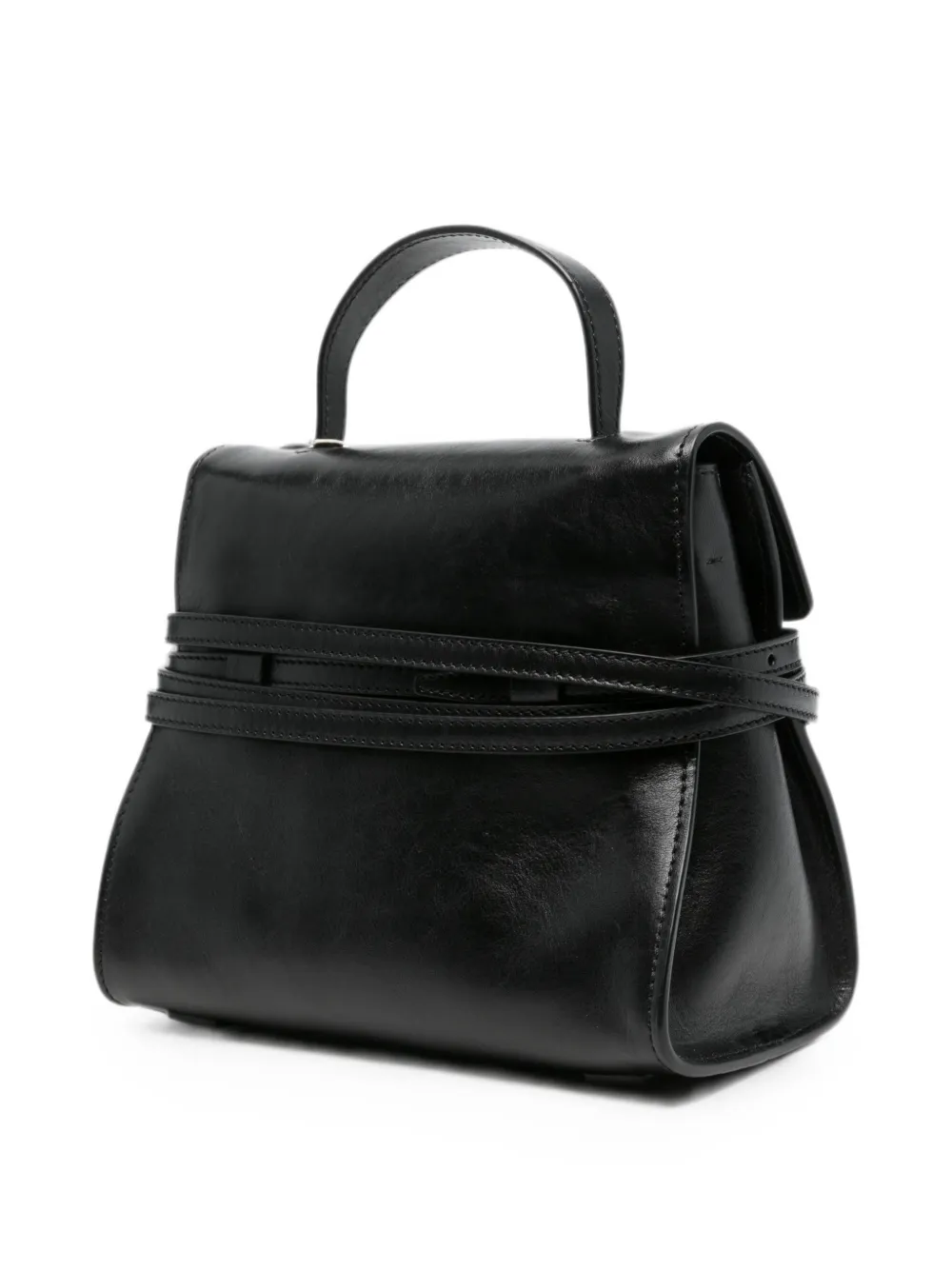 Moschino Kleine Tie Me shopper Zwart