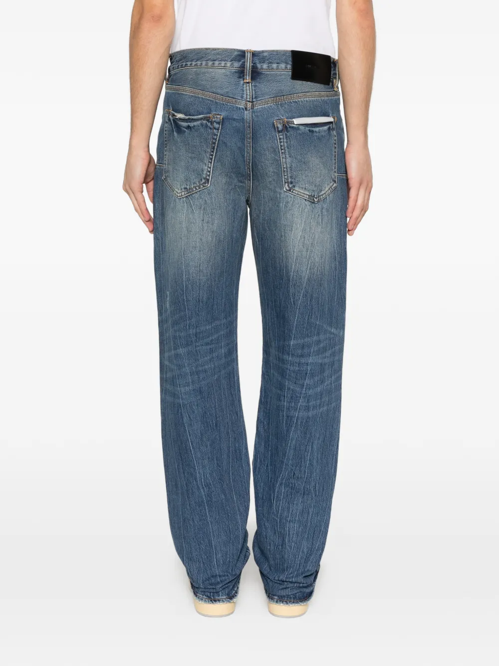 Purple Brand Distressed Bootcut Jeans | Blue | FARFETCH