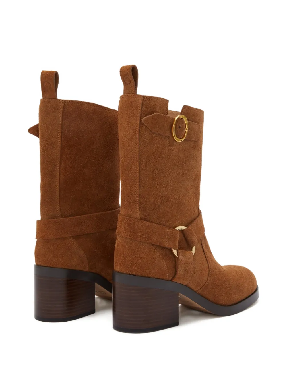 Odissì Hailey laarzen met bandjes Bruin