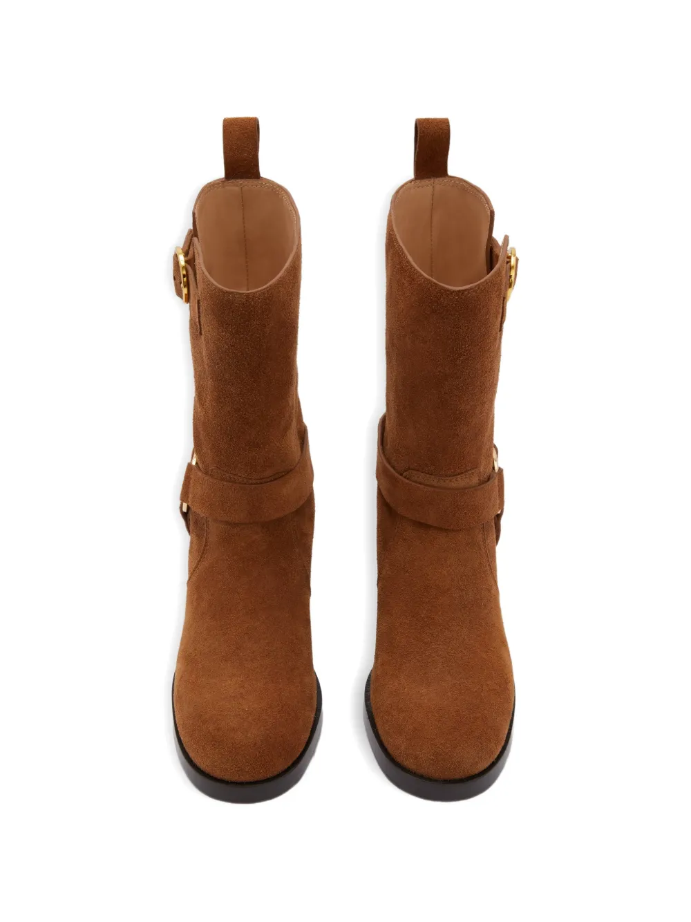 Odissì Hailey laarzen met bandjes Bruin