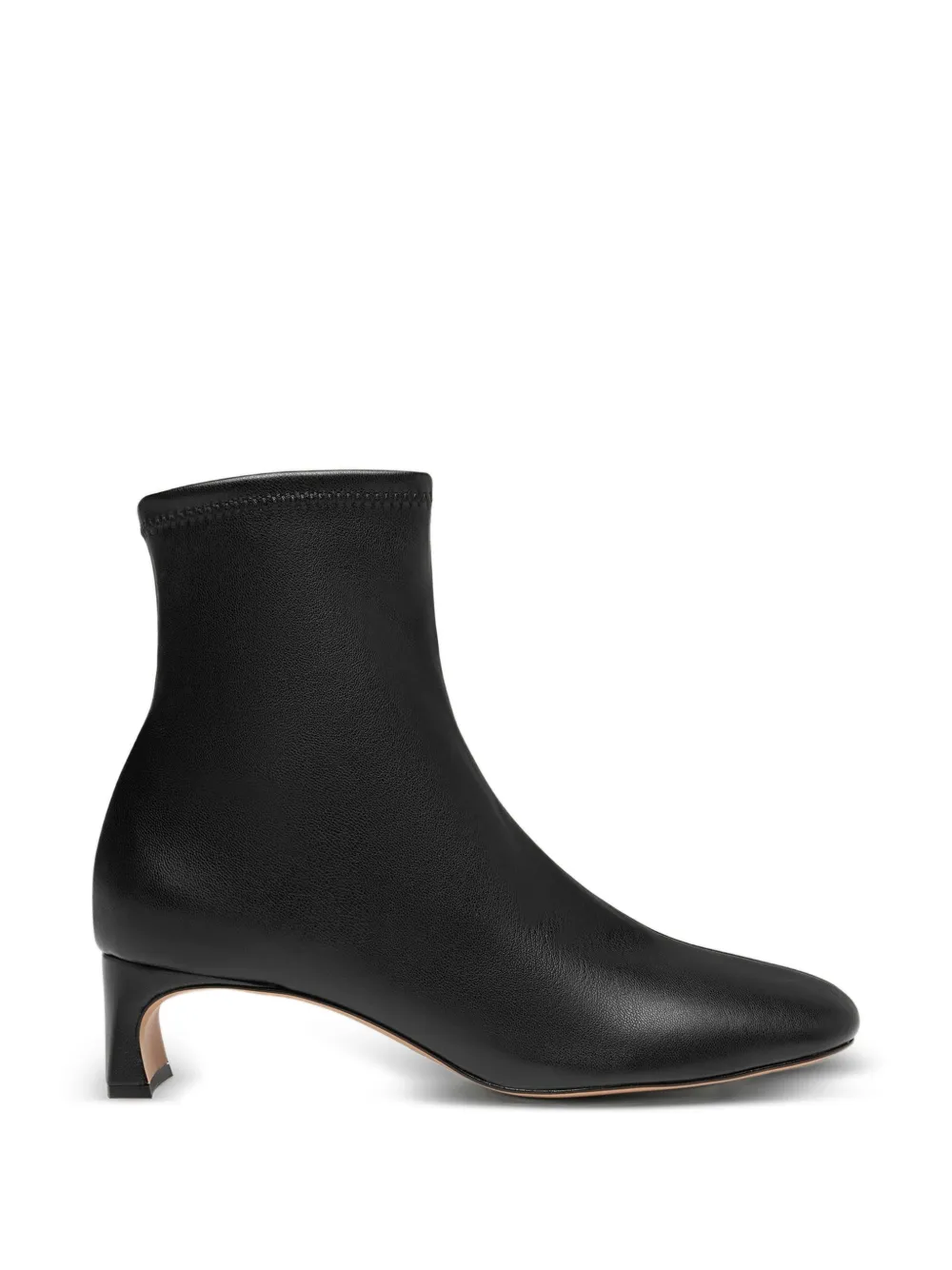 Odissì Francoise enkellaarzen van nappa leer Zwart