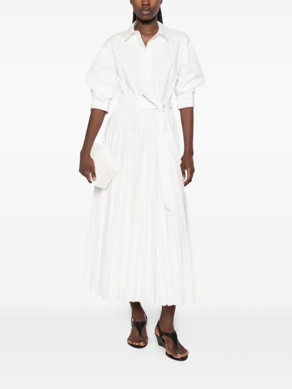 Simkhai Arlo Midi Dress | White | FARFETCH IL