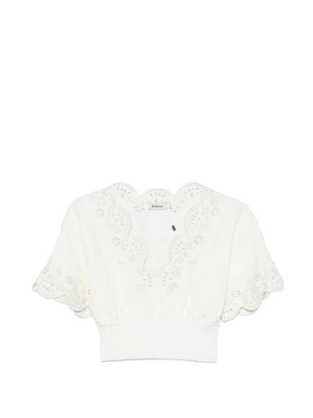 Simkhai Delphina crop top - Bianco