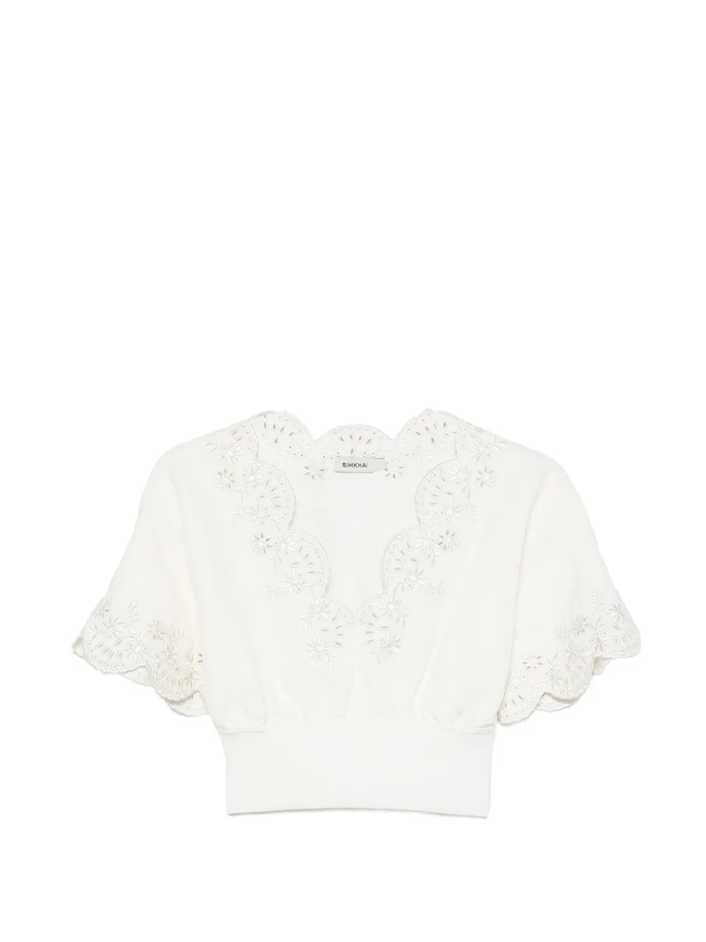 Simkhai Delphina crop top - Bianco