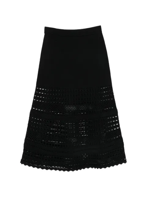 Simkhai Saia midi com pesponto