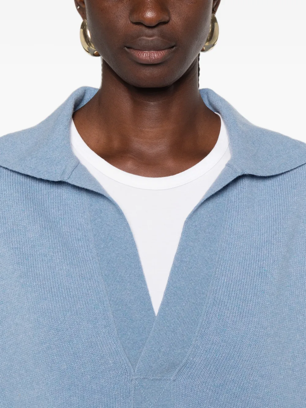 Victoria Beckham Trui met polokraag Blauw