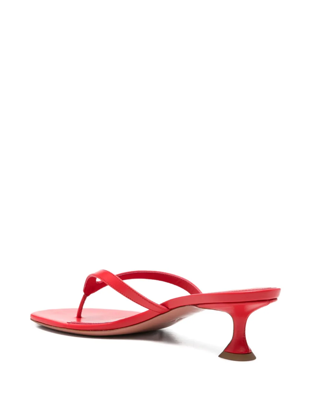 Amina Muaddi Juliette thong sandals Rood