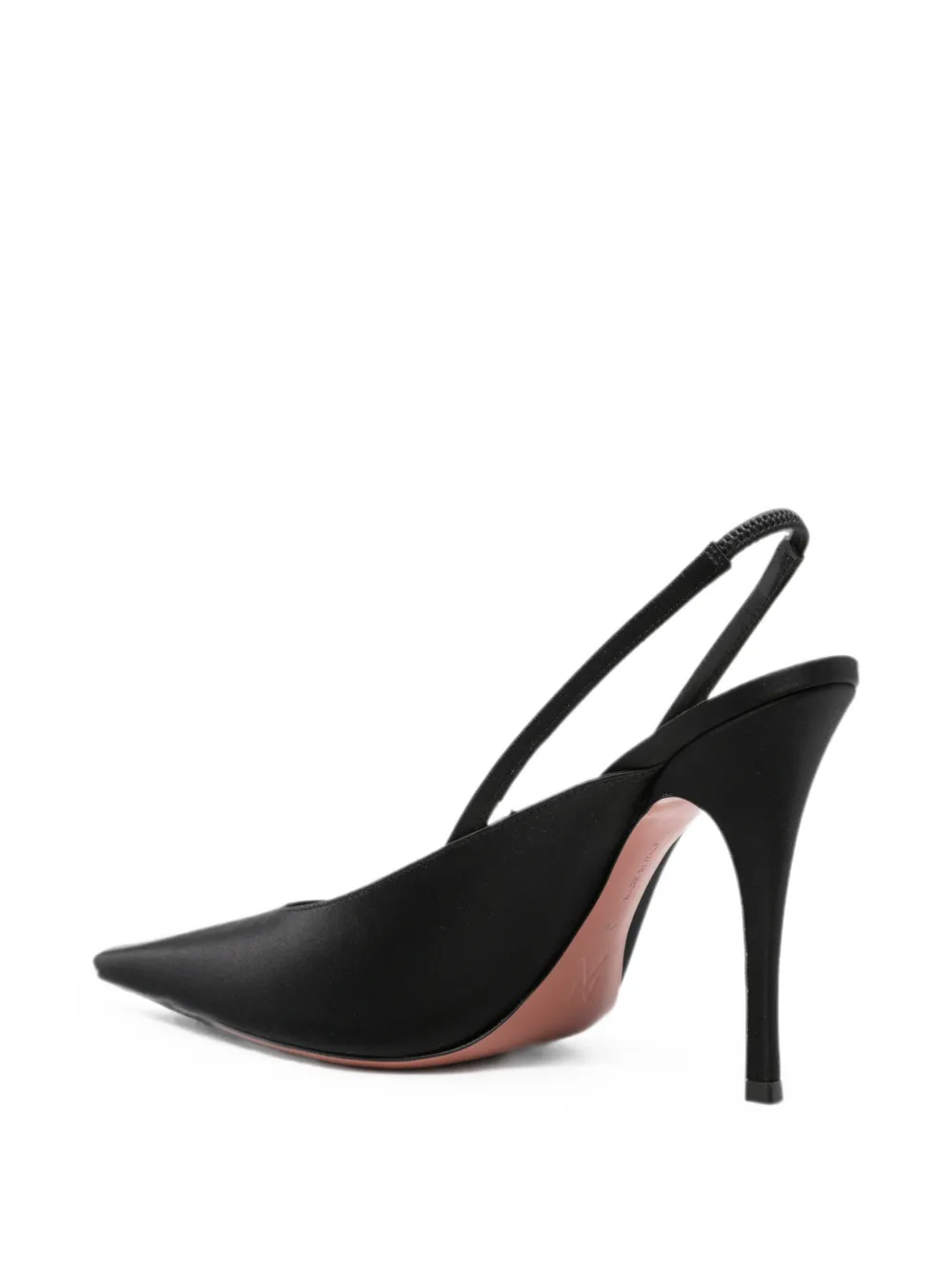 Amina Muaddi Felicia slingback pumps Zwart