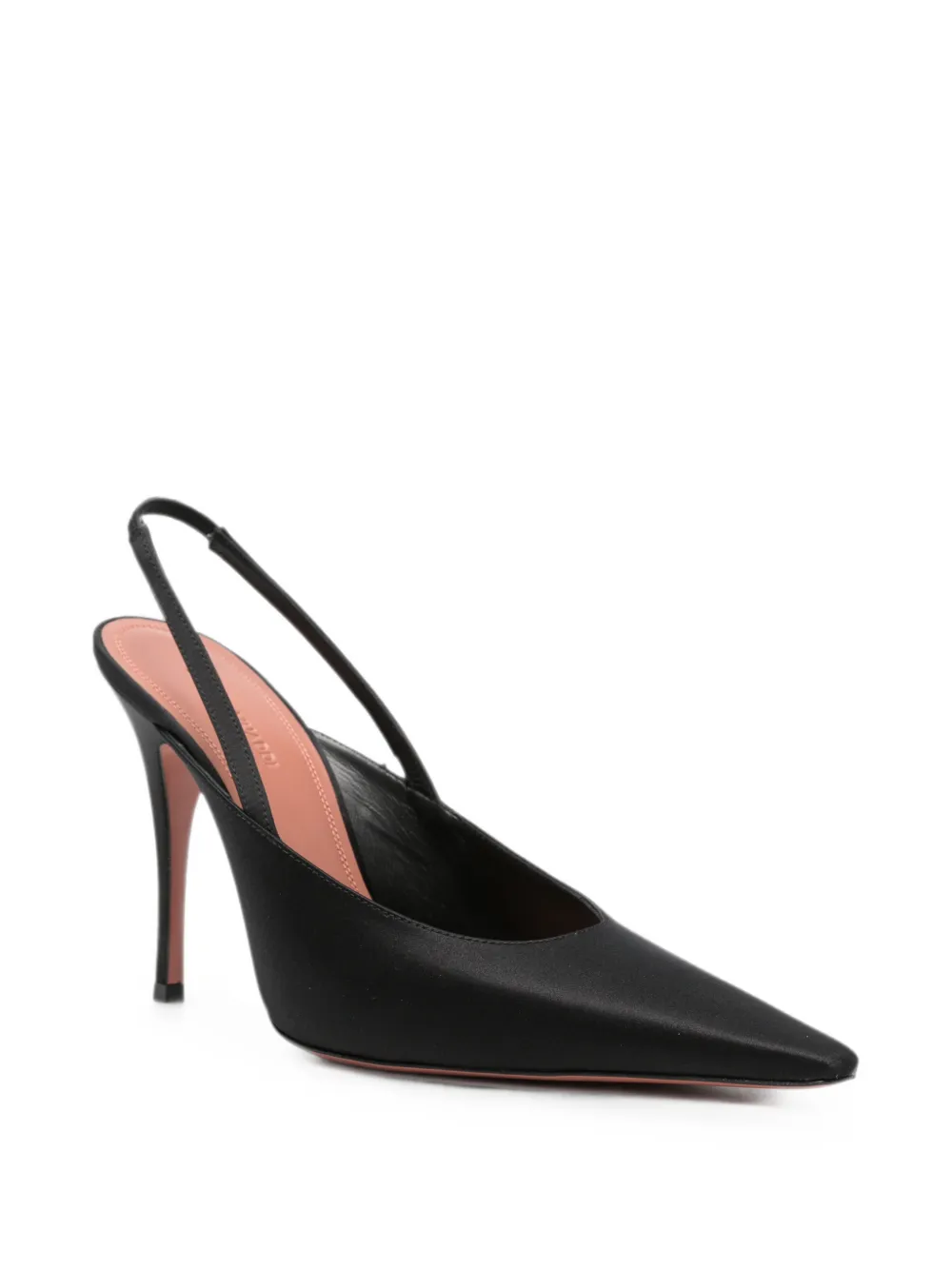Amina Muaddi Felicia slingback pumps Zwart