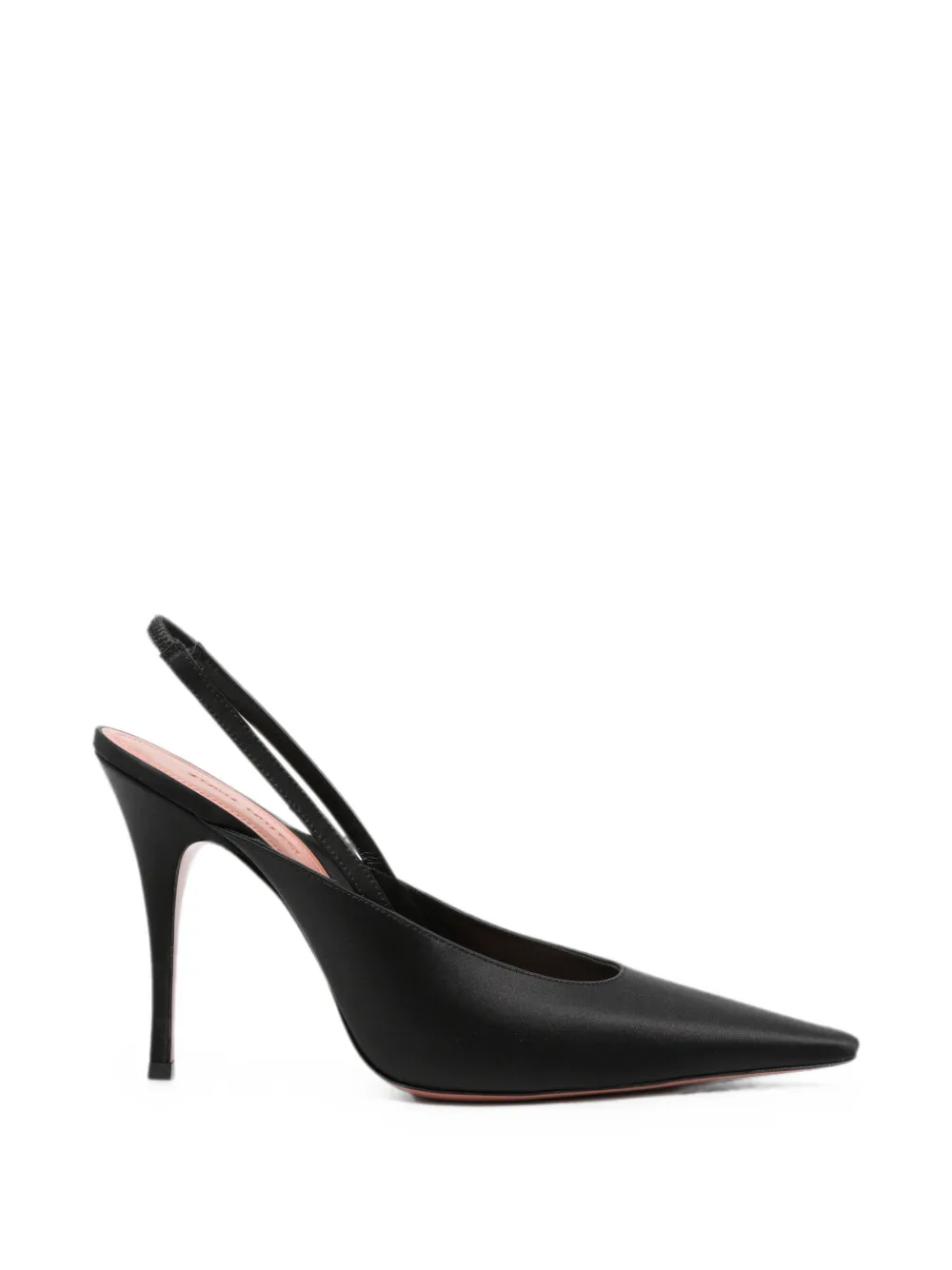 Amina Muaddi Felicia slingback pumps Zwart