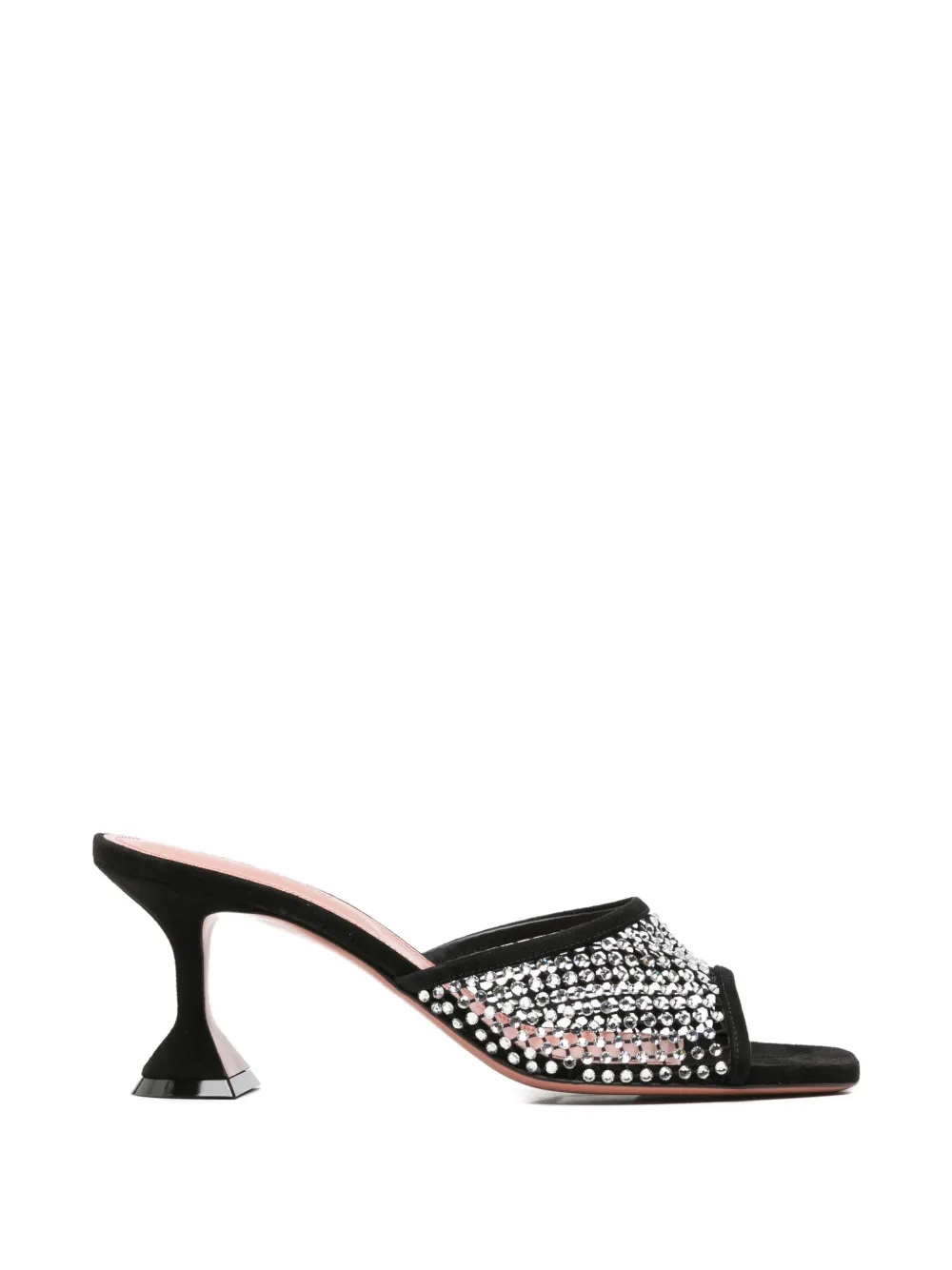 Amina Muaddi Lupita crystal-embellished mules Zwart