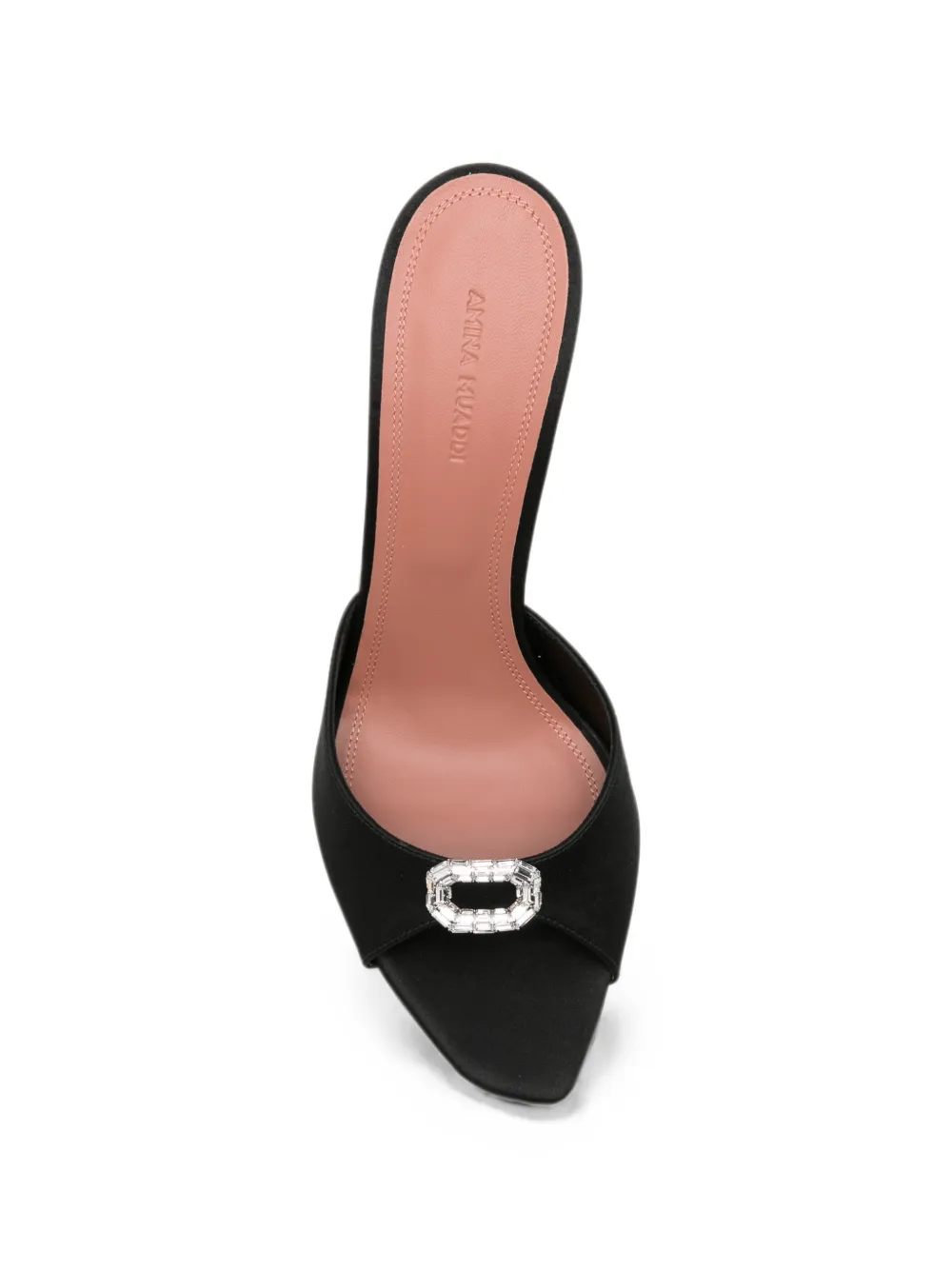 Amina Muaddi Mini Camelia heeled sandals Zwart
