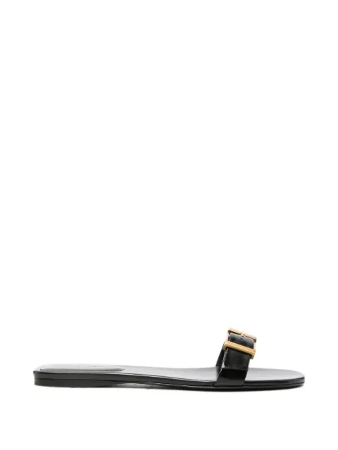 KHAITE Manhattan buckled-strap flat sandals